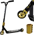 Produktbild: Cox Swain X-385 Stunt Scooter Kinder ab 10 Jahre – Stunt Roller mit SCS Compression, CNC-gefräster Alu Gabel aus einem Stück, ABEC 9 Alu Core Rollen & 360° Y-Lenker für Skatepark & Pipe