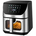 Produktbild: Heißluftfritteuse 8 Liter 4 in 1 Sichtfenster Mini Backofen Grillen Backen Dörren Frittieren Heissluftfritteuse Friteuse ohne Öl Air Fryer Heißluftofen Heißluftgrill Fritteuse Dörrautomat