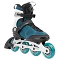 Produktbild: K2 Inlineskates Alexis 84 Boa (Rollen: 84mm/83A, Kugellager: ILQ 7) tealblau/weiss blau 39,5