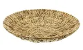 Produktbild: FRANK FLECHTWAREN Große Schale, flach,Dekoschale, Wasserhyazinthe Ø 50 x 8 cm