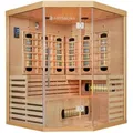 Produktbild: Artsauna Infrarotkabine, Natur, Holz, 150x200x150 cm, Freizeit, Wellness, Infrarotkabinen