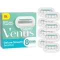 Produktbild: Gillette Venus Deluxe Smooth Sensitive Systemklingen 8er
