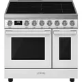 Produktbild: Smeg Kombistandherd, SMEG CPF92IMWH, Induktion, Weiß, 90 cm
