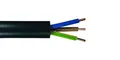 Produktbild: Erdkabel NYY-J 3 x 1,5 - 10 Meter, schwarz