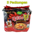 Produktbild: Samyang Instant Nudelgericht Eintopf Style Huhn scharf 5er Pack (5 x 145g)