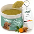 Produktbild: Vetura Zahn-Komplex für Hunde | 200 g | Natürliches Zahnpulver mit Seealge, Postbiotika & Kräutern | Zur Unterstützung der Zahnpflege und des Mikrobioms im Maul | Ohne Zusatzstoffe | Made in Germany