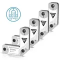 Produktbild: STAHLWERK Schweißwinkel 4er Set Magnet 11,3kg 25lbs Schweißmagnet Magnetwinkel