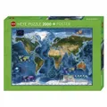 Produktbild: Heye Puzzle - Satellite Map - Standard 2000 Teile - deutsch 291055