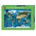 Produktbild: 297978 - Satelliten-Karte - Landkarten-Kunst, 2000 Teile, 96.6 x 68.8 cm