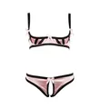 Produktbild: Cottelli LINGERIE Set: Ouvert-BH Cottelli LINGERIE - BH und Slip - (75B-S,80B-M,85B