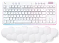 Produktbild: Logitech G715 Lightspeed Gaming Keyboard, TKL, GX-BROWN, Aurora weiß, USB/Bluetooth, DE