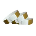 Produktbild: CINTAPUNTO - Einlassbändchen Papier - Eintrittsbänder 1000 Stück - Einlassbänder - Festival Armbänder - Party Bändchen Einlass Eintritt - eintrittsbändchen - Bänder Club - wristband - Gold