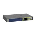Produktbild: Netgear GS516PP 16 Port Gigabit Ethernet LAN PoE Switch (16x PoE+ 260W, Plug-and-Play Netzwerk Switch, Desktop oder 19 Zoll Rack-Montage, ProSAFE Lifetime-Garantie)