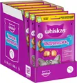 Produktbild: Whiskas Knuspertaschen Katzensnacks Lachs Leckerbissen Snack Packung 6x60g