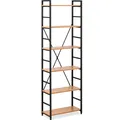 Produktbild: Standregal Bücherregal Regal 60 x 28 x 182.5 cm Metall 6 Ebenen 150 kg