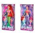 Produktbild: Simba 105734162001 105734162 - Steffi Love Mermaid Twins / zwei Varianten / Steffi als Meerjungfrau / mit zwei Baby Meerjungfrauen / Ankleidepuppe / 29cm, für Kinder ab 3 Jahren