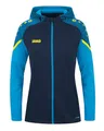 Produktbild: JAKO Damen Kapuzenjacke Performance, Marine/Jako-Blau, 36