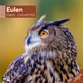Produktbild: Eulen Broschürenkalender 2026 - 30x30 - Art12 | Stilvoller Tier-Kalender im schlanken Hochformat (aufgeklappt 30x60 cm) | mit Eintrage-Kalendarium