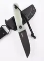 Produktbild: Schnitzel TRI Outdoormesser Jade G10 Griff Kydexscheide 14C28N Stahl
