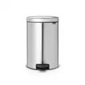 Produktbild: Brabantia Pedal Bin newIcon 20l Rund Gebrsteter Stahl Abfallkorb