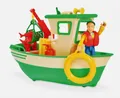 Produktbild: Simba Feuerwehrmann Sam Charlies Fischerboot mit Figur, Spielfahrzeug