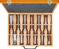 Produktbild: BGS 12x Schnitzwerkzeug-Satz  Stecheisen Stechbeitel Schnitzeisen Holz schnitzen