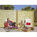 Produktbild: Plus Zaun Bergen 180 x 150 cm Druckimprägniert - Braun