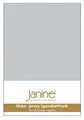 Produktbild: Janine Spannbettlaken Mako Feinjersey Classic Jersey 5007, Größe:140 x 200-160 x 200 cm, Farbe:Silber 18
