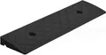 Produktbild: Auffahrrampe 49x13x3 cm | Bordsteinrampe | Auffahrkeil | Rollstuhlrampe | Schwellenrampe für Motorrad, Auto, Rollstuhl, Anhänger, Schubkarre | Auffahrhilfe - Plastikrampe | Türschwellenrampe schwarz