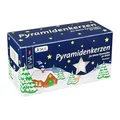 Produktbild: Sigro 50 Stück Pyramidenkerzen, 14 x 74 mm, Wachs, Weiß, Einheitsgröße