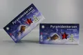 Produktbild: EWA 2x 50 PyramidenKerzen rot  14x74mm Weihnachten 100 Stk. Candle Xmas M1-2K