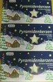 Produktbild: 150 Deutsche Pyramidenkerzen weiß, weiss Weihnachtskerzen Kerzen Pyramide Kerze