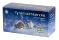 Produktbild: EWA Pyramidenkerzen für kleine Pyramiden 50 Stück weiss 14x74mm