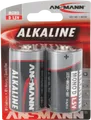 Produktbild: ANS 1514-0000 - Red, Alkaline Batterie, D (Mono), 2er-Pack