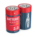 Produktbild: 2x ANSMANN Alkaline Batterie Mono D 1,5V, LR20, 1514-0000