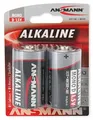 Produktbild: ANSMANN Alkaline Mono D, 2er Blister Batterie (LR20, 1,5 Volt) #14756052