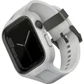 Produktbild: Uniq pasek Monos 2in1 Apple Watch Strap + Case Series 4/5/6/7/8/SE/SE2 44/45mm. szary/chalk grey (44 mm, 45 mm, PC, Plastic, TPU) (Uni000688-0)