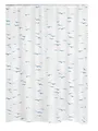 Produktbild: RIDDER Duschvorhang Folie Sylt 240x180 cm blau Folienvorhang Plastikvorhang