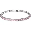 Produktbild: Swarovski - Swarovski 5648931 - Matrix Tennis - Silberfarben - Armband Länge 16,5 cm - Rosa