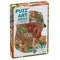 Produktbild: Djeco Puzzle Kunst 350 Teile 7661: Bärenfamilie, Einzigartige Form, 7+ Jahre