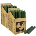 Produktbild: 2 x 25 Stabkerzen Kieferngrün 180 x 22 mm Kerzenfarm Kerzen Candle Set