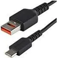 Produktbild: StarTech.com 3ft (1m) Secure Charging Cable, USB-A to USB-C Data Blocker Charge-Only Cable, No-Data Power-Only Charger Cable for Phone/Tablet, Data Blocking USB Protector Adapter Cable - 5V at 2.4A (12W max) (USBSCHAC1M) - USB-Kabel - USB (nur Strom) (M) bis USB-C (nur Spannung) (M) - 5 V - 2.4 A - 100 cm - geformt, passiv - Schwarz