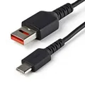 Produktbild: USBSCHAC1M StarTech.com 1m USB-Datenblocker Kabel USB-A auf USB-C Sicheres L ~D~