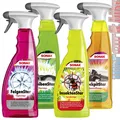 Produktbild: Sonax Felgenreiniger Cockpitreiniger Scheibenreiniger Insektenentferner Star-Set