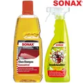 Produktbild: SONAX GlanzShampoo Konzentrat 1l Insektenstar Auto Insektenentferner 750 ml