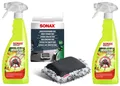 Produktbild: SONAX InsektenStar Set Insektenentferner 2x 750 ml + 1x Insektenschwamm Duo