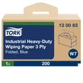 Produktbild: Essity Professional Hygiene Germany GmbH Tork Advanced Wischtuch 440, Handybox, blau, W7, 3-lagige TAD Qualität, 38,5 x 32,5 cm, 1 Box = 200 Tücher 130083