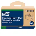 Produktbild: TORK trockene Reinigungstücher Premium W7 3-lagig blau, 200 Tücher