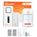Produktbild: tiiwee Home Alarm System Kit X1 XLPIR - Alarmanlage mit 2 Fenster- oder Tuer Sensoren, 1 Bewegungsmelder und 2 Fernbedienungen - Erweiterbar