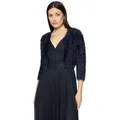 Produktbild: Vera Mont Strickjacke Damen mit Struktur (1-tlg) Struktur blau XL (44)
